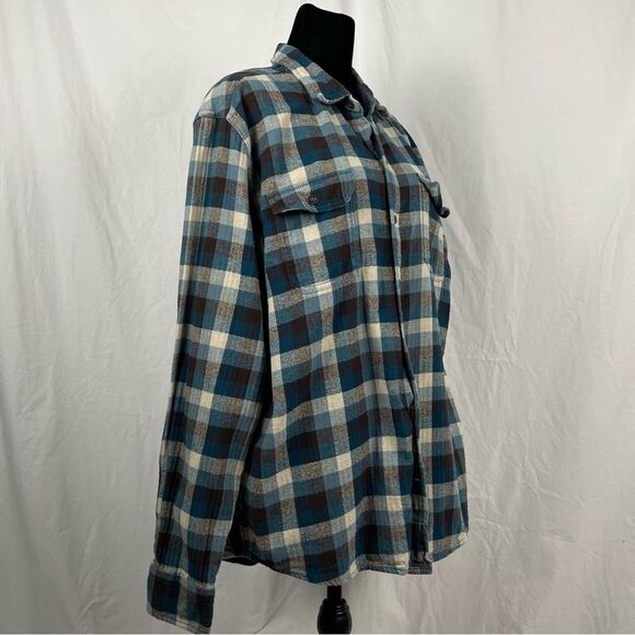 WoolRich Cotton Plaid Long Sleeve Button Up - Women’s XL - Picture 3 of 7